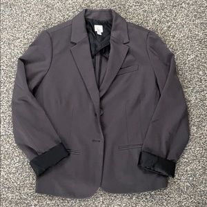 LC Lauren Conrad Gray Suit Jacket Sz 10